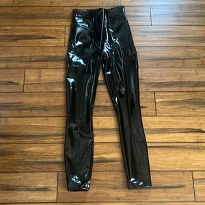 Patent Spanx Leggings